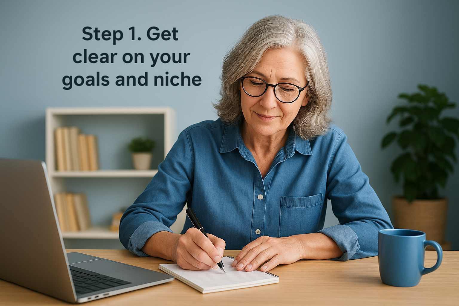 Step 1. Get clear on your goals and niche