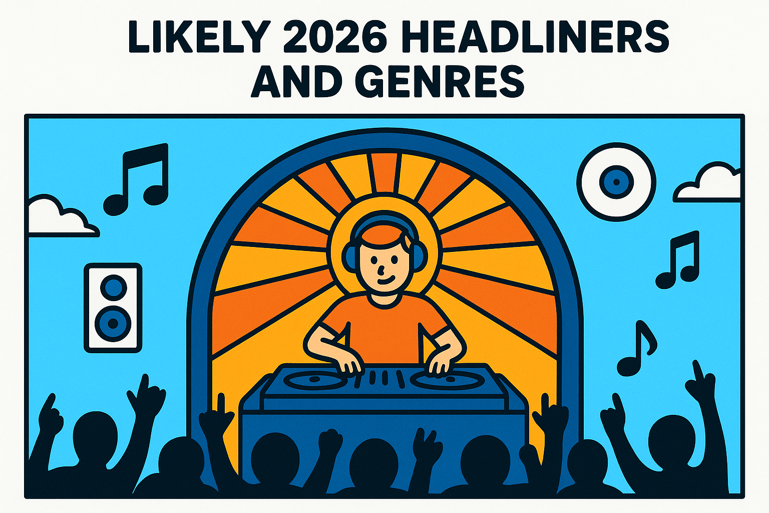 Likely 2026 headliners and genres