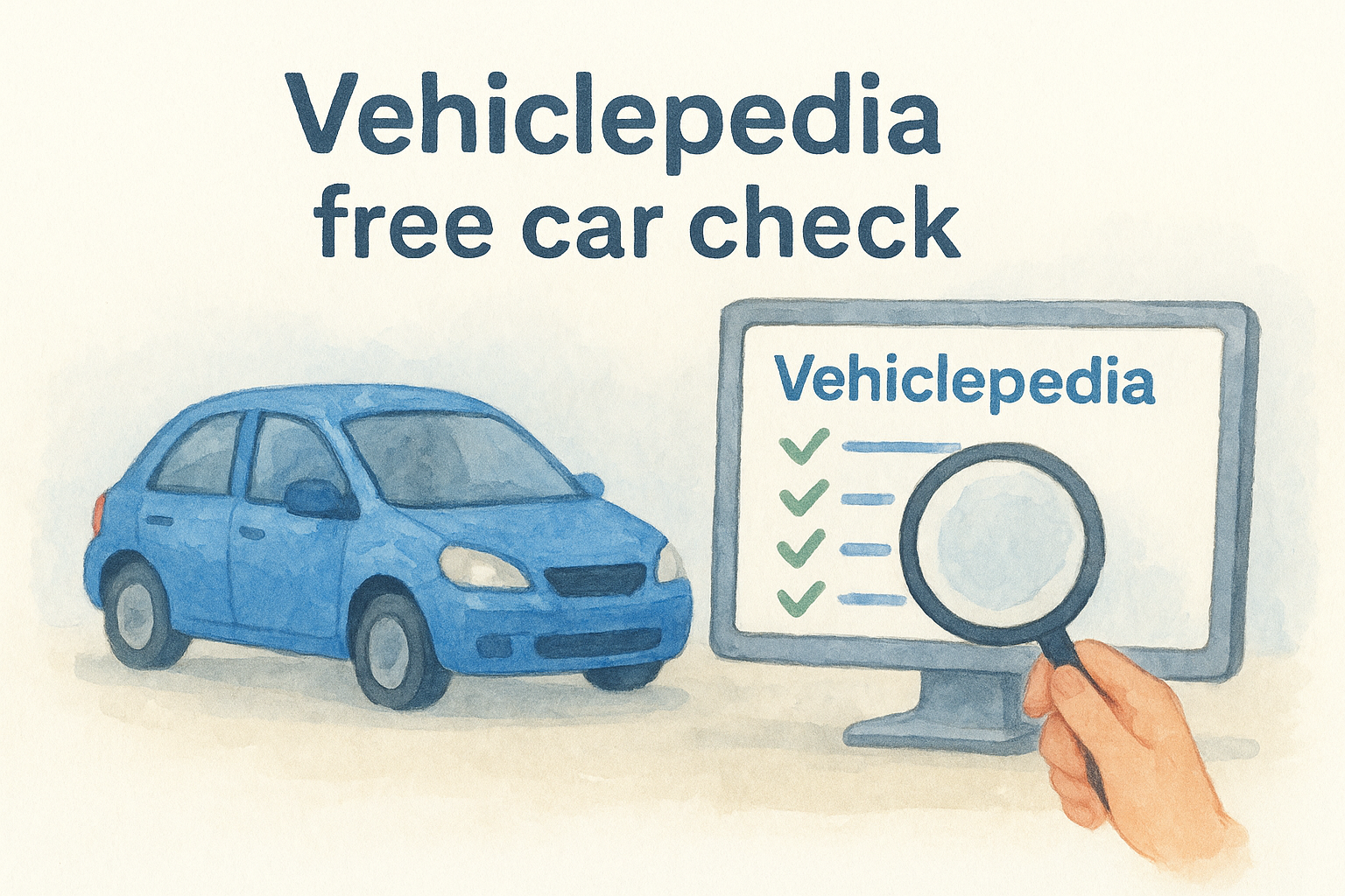 1. Vehiclepedia free car check