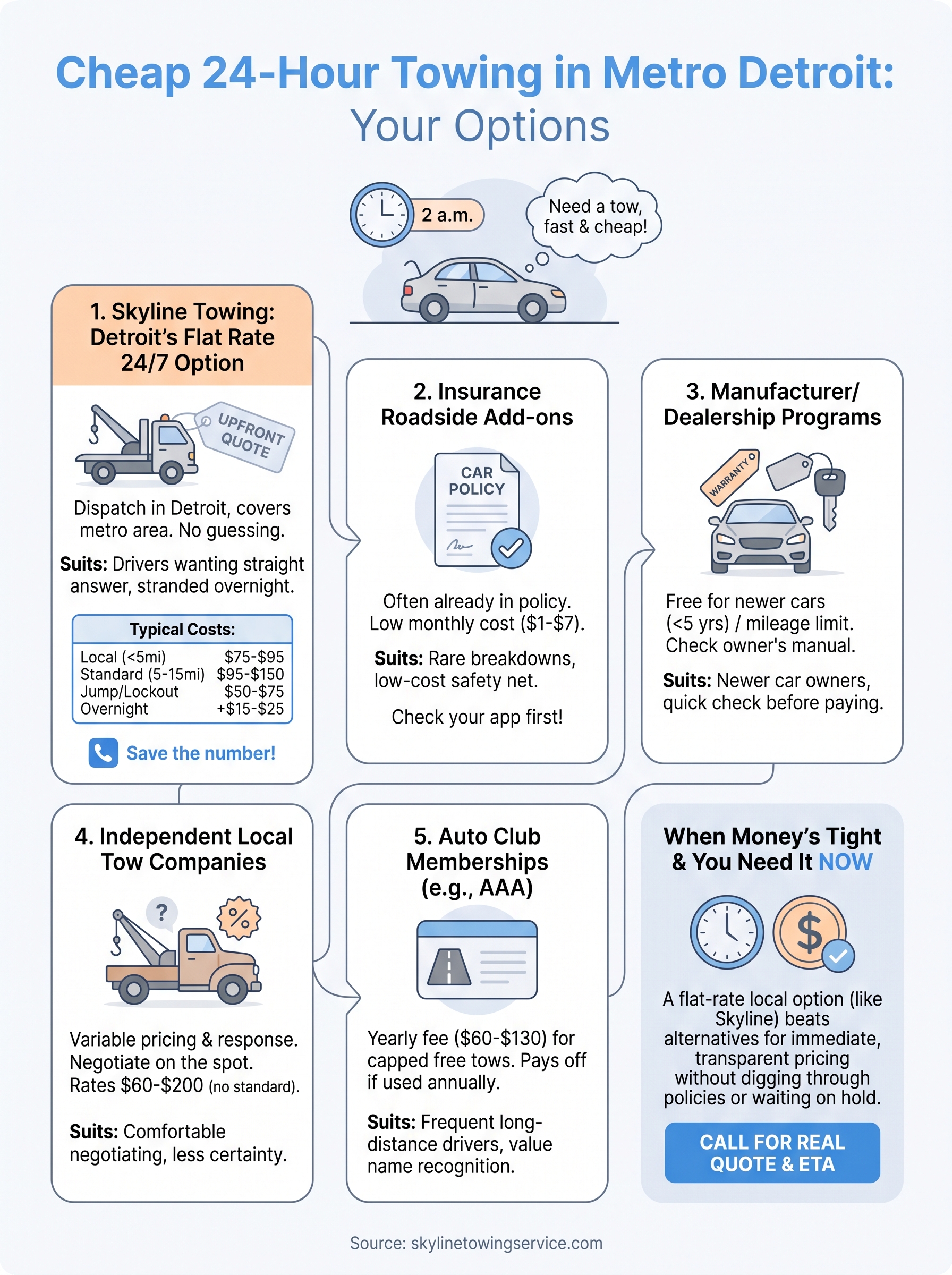 Cheap 24 Hour Towing near Me: Detroit's Budget Picks cheap 24 hour towing near me infographic