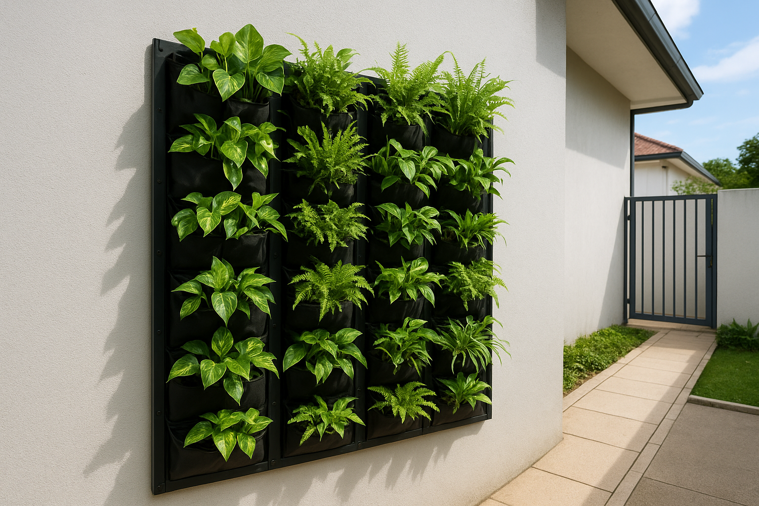 3. Maximize vertical space with a vertical garden