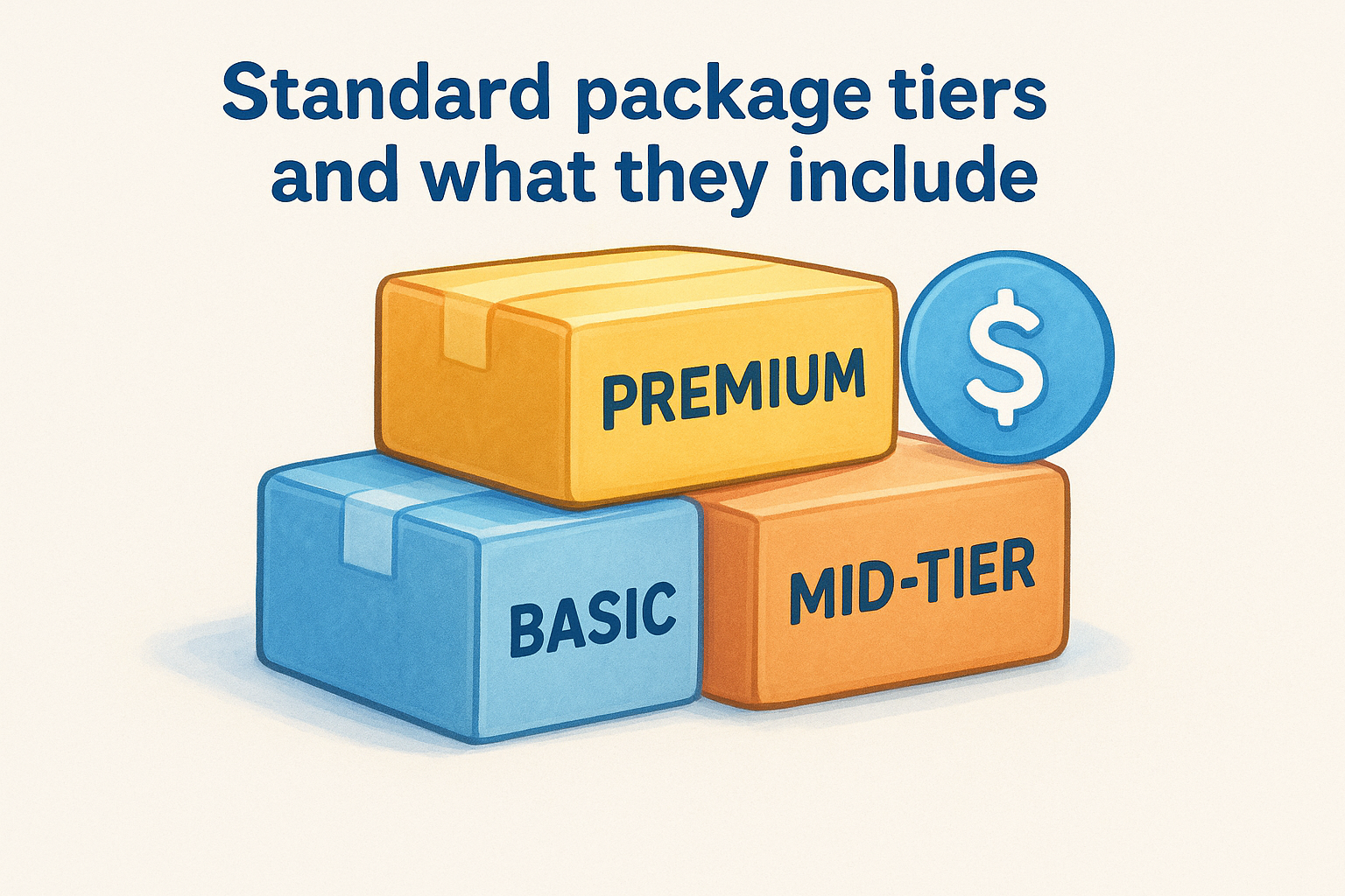 Standard package tiers and what they include