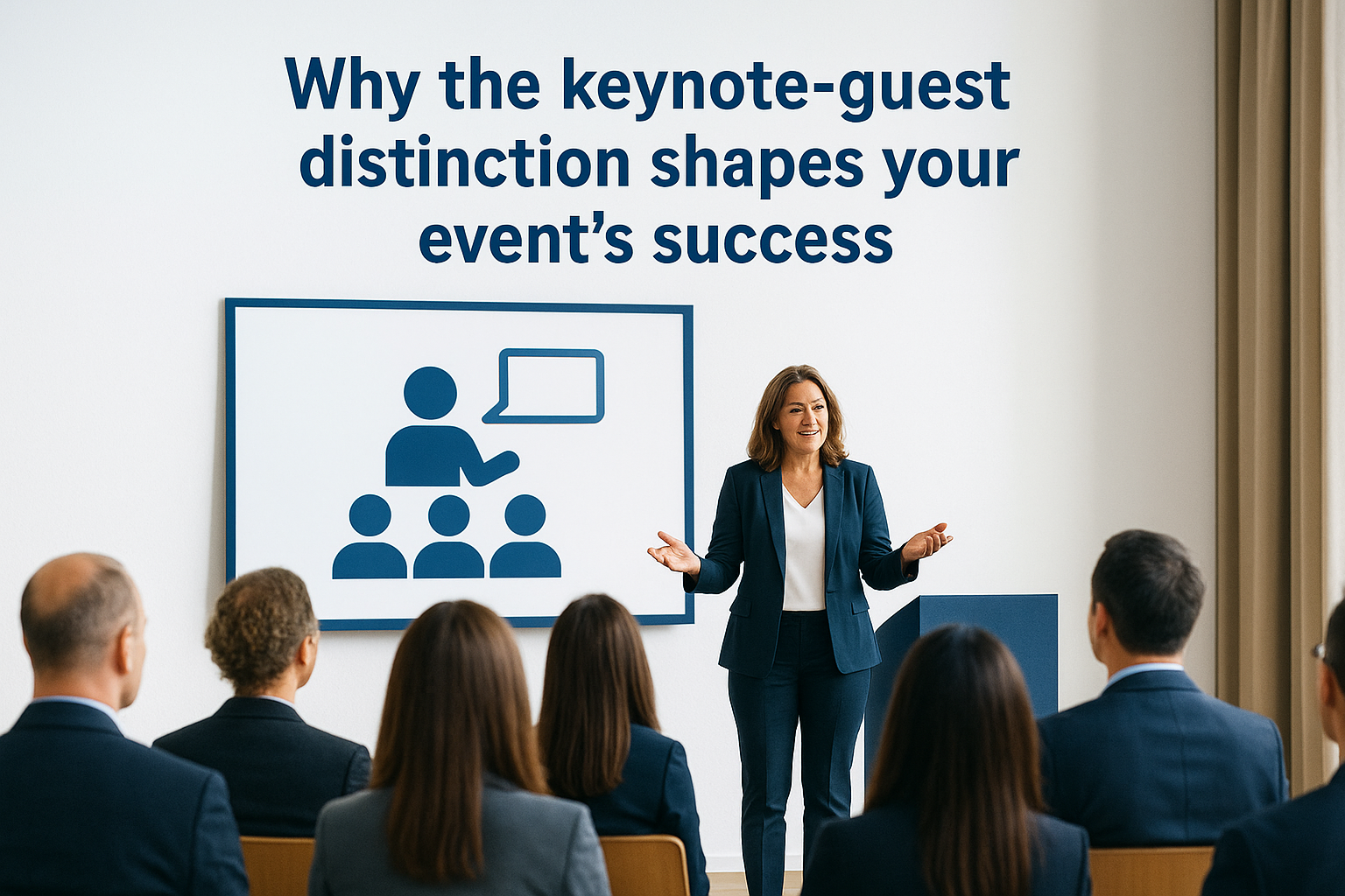 Why the keynote-guest distinction shapes your event's success