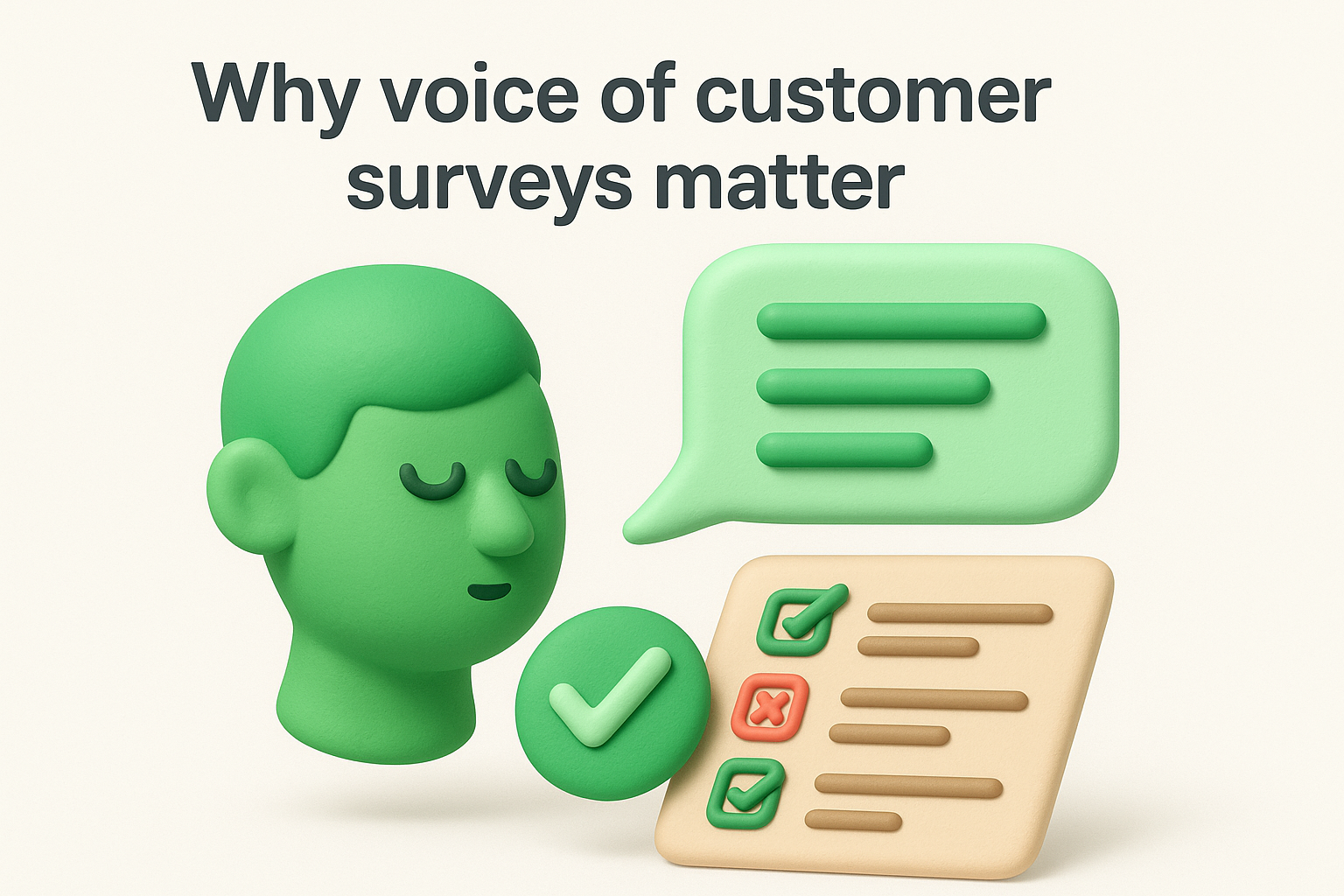 Why voice of customer surveys matter