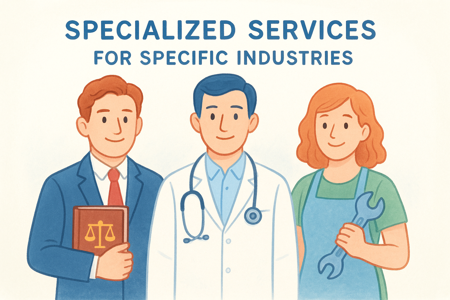 Specialized services for specific industries