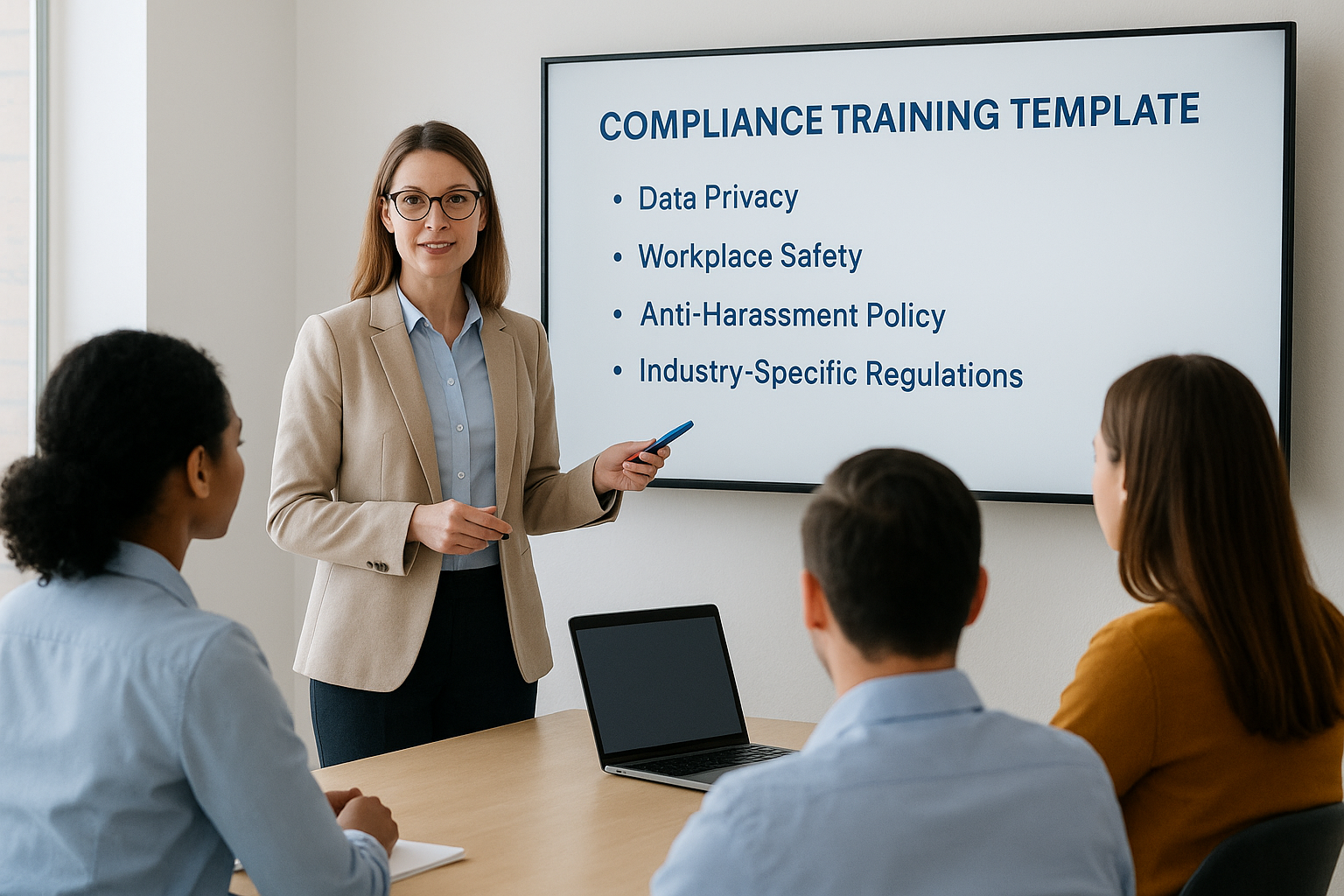 8. Compliance training template