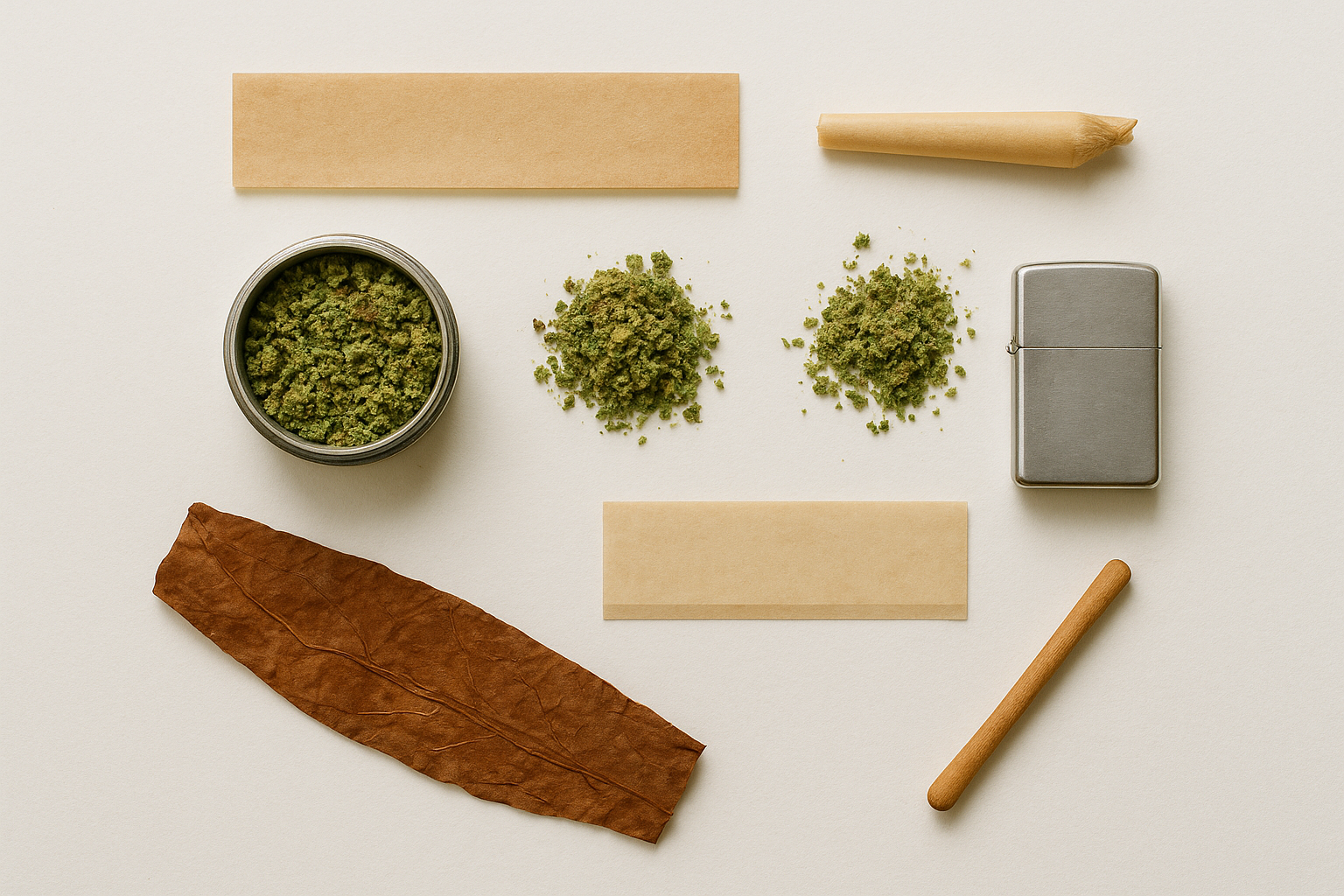 What you need to roll each type