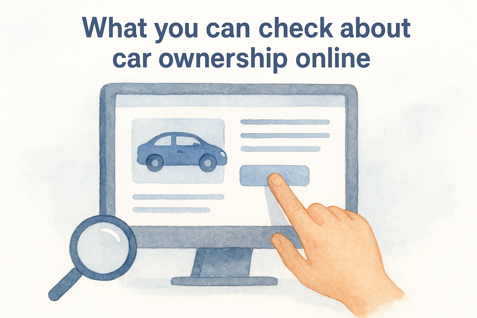 What you can check about car ownership online
