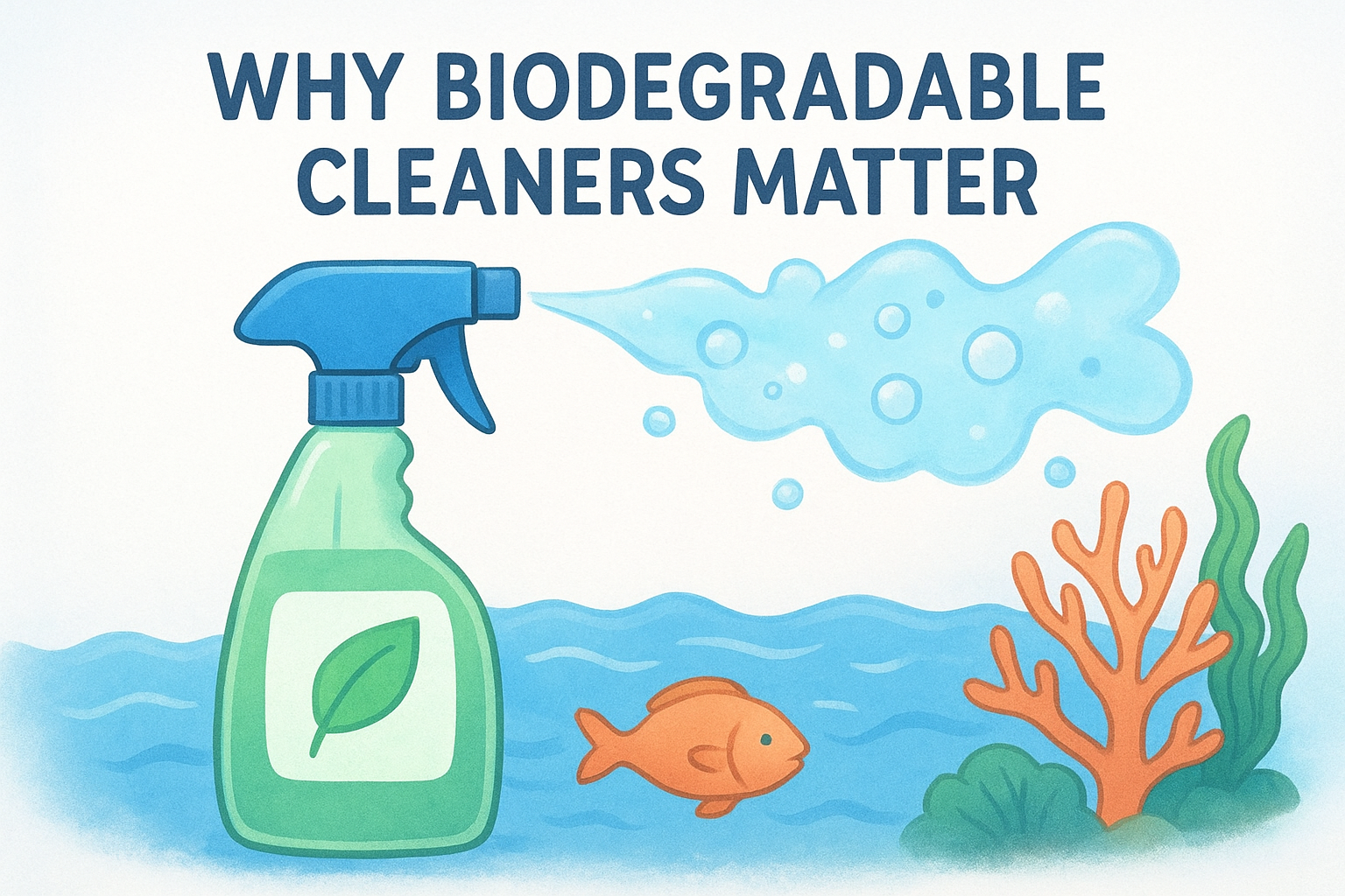 Why biodegradable cleaners matter