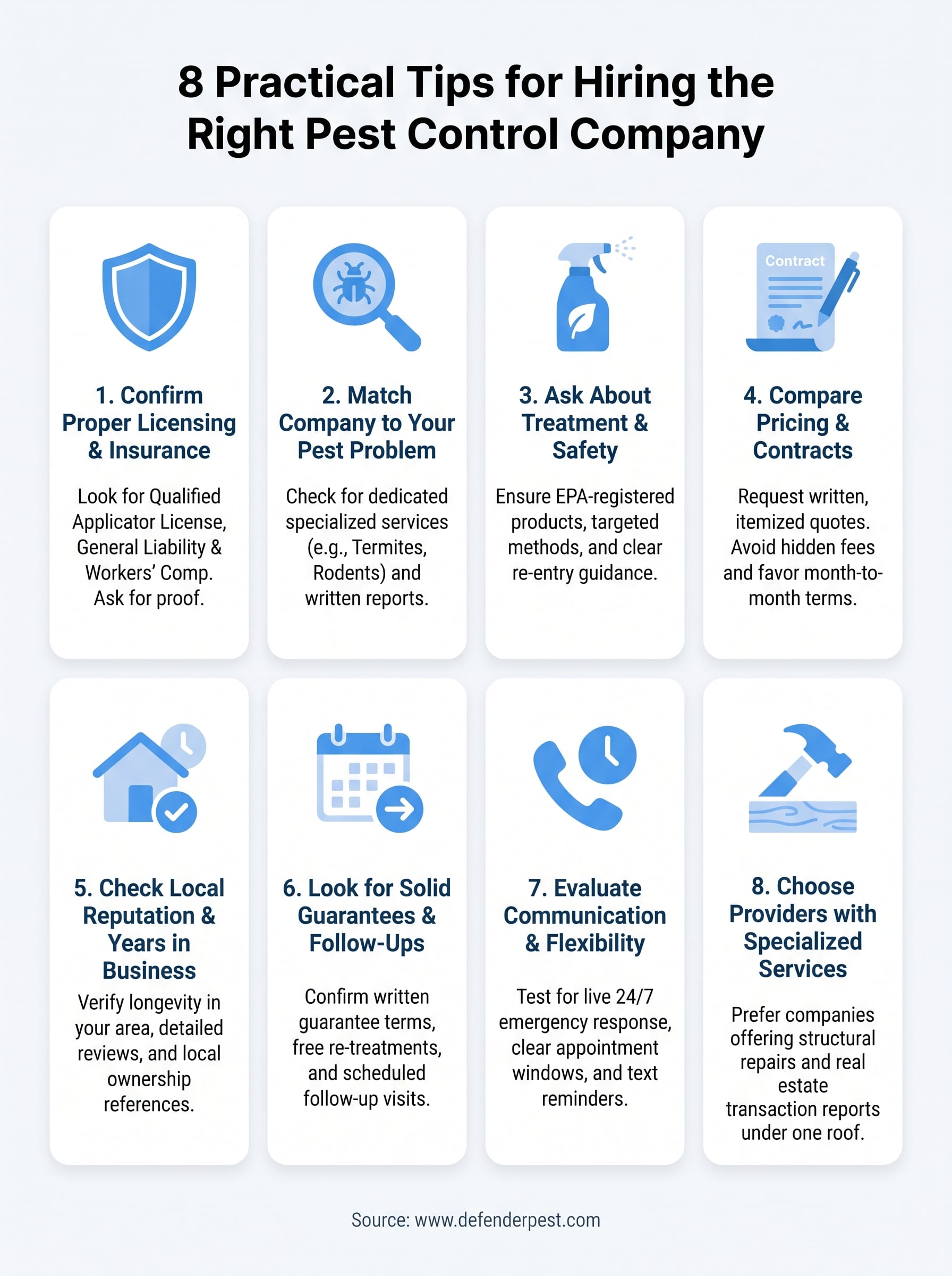exterminator pest control near me infographic