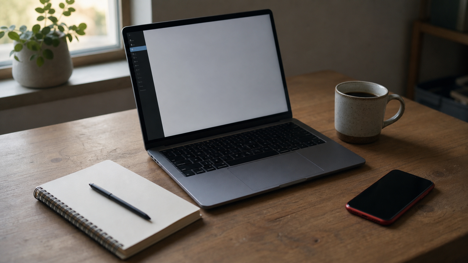 Desk scene with a laptop showing a WordPress dashboard next to a phone displaying an AdSense approval screen.