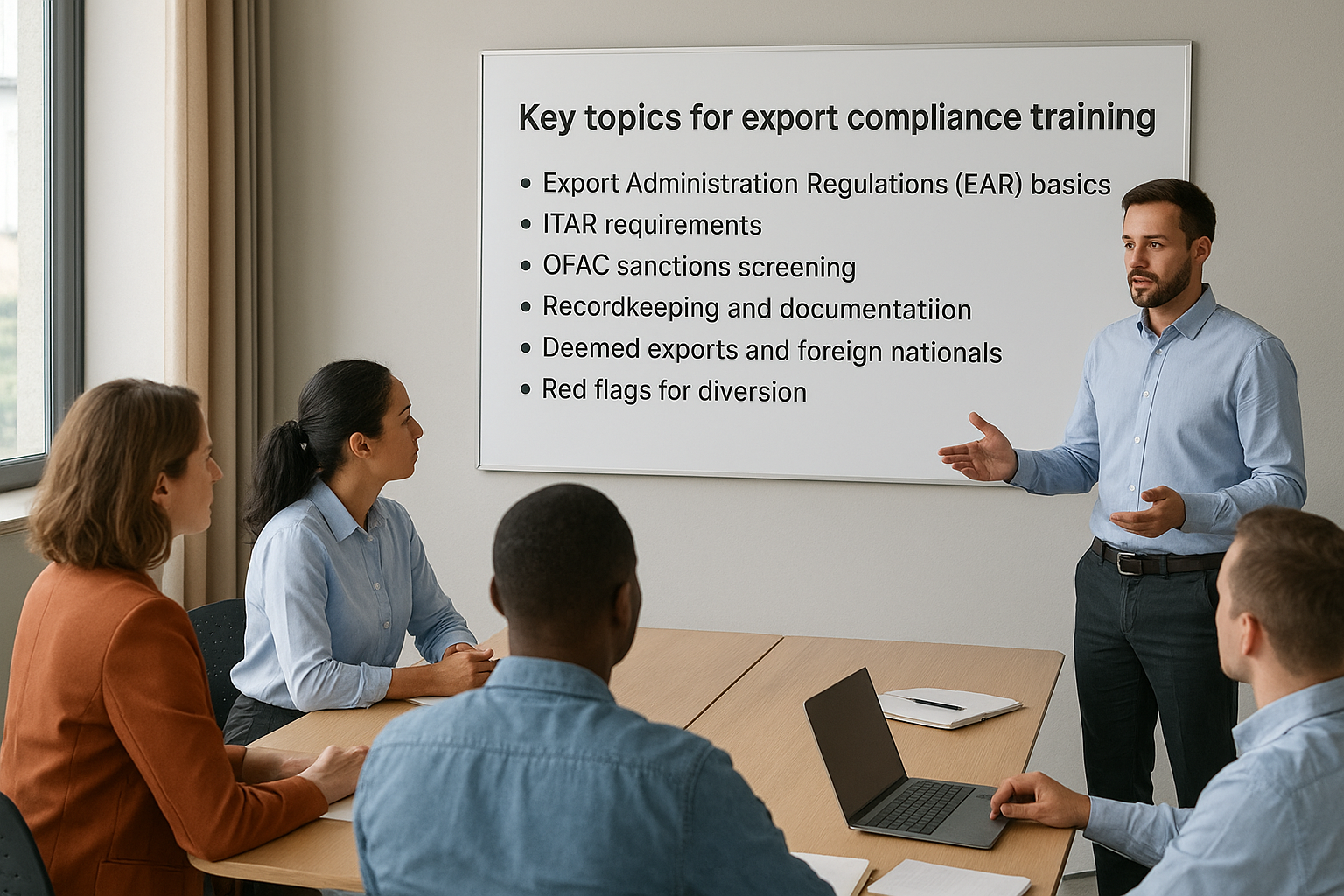 Key topics every export compliance training program should cover