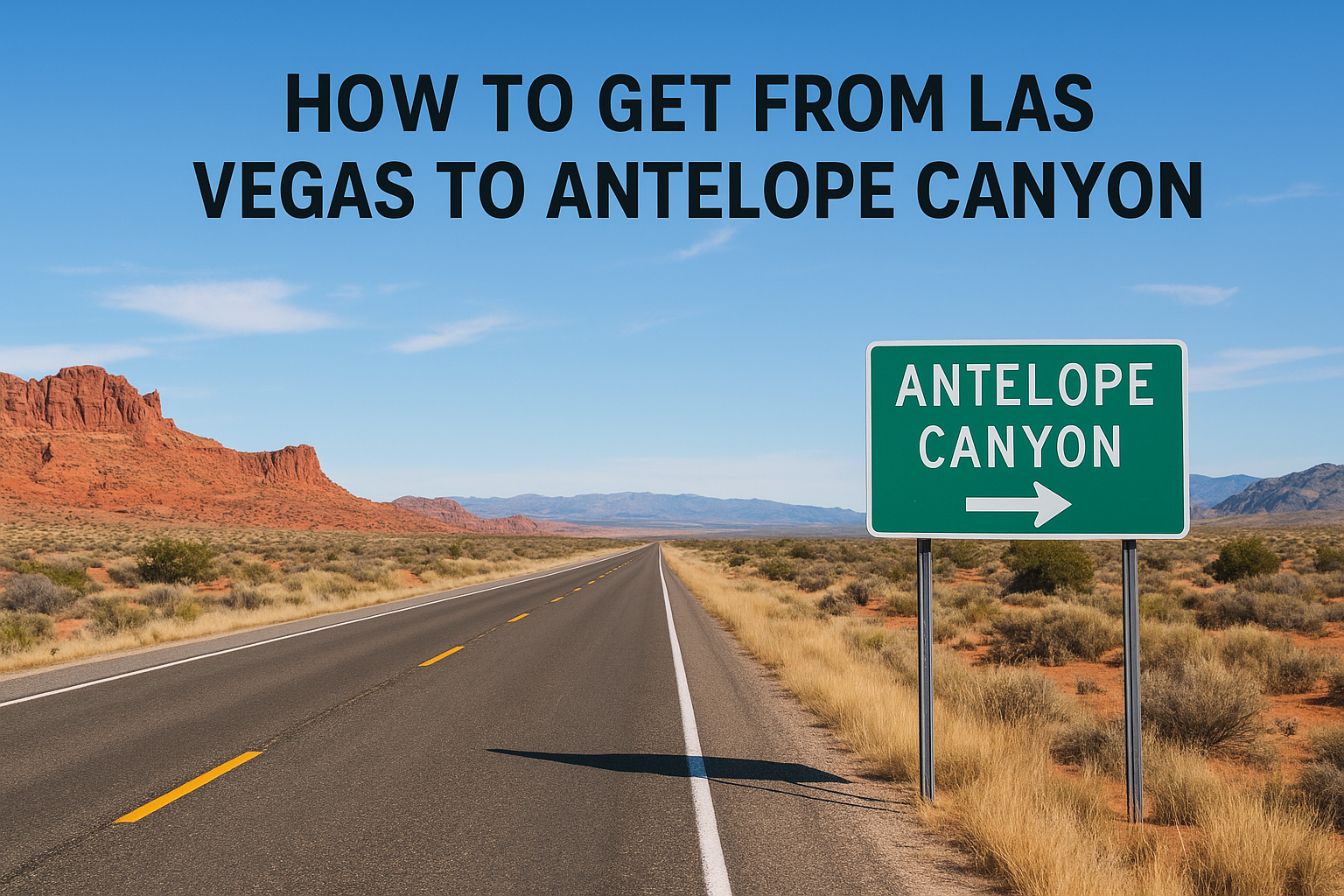 How to get from Las Vegas to Antelope Canyon