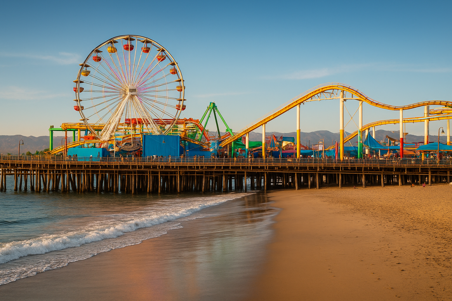 2. Santa Monica Pier and Pacific Park