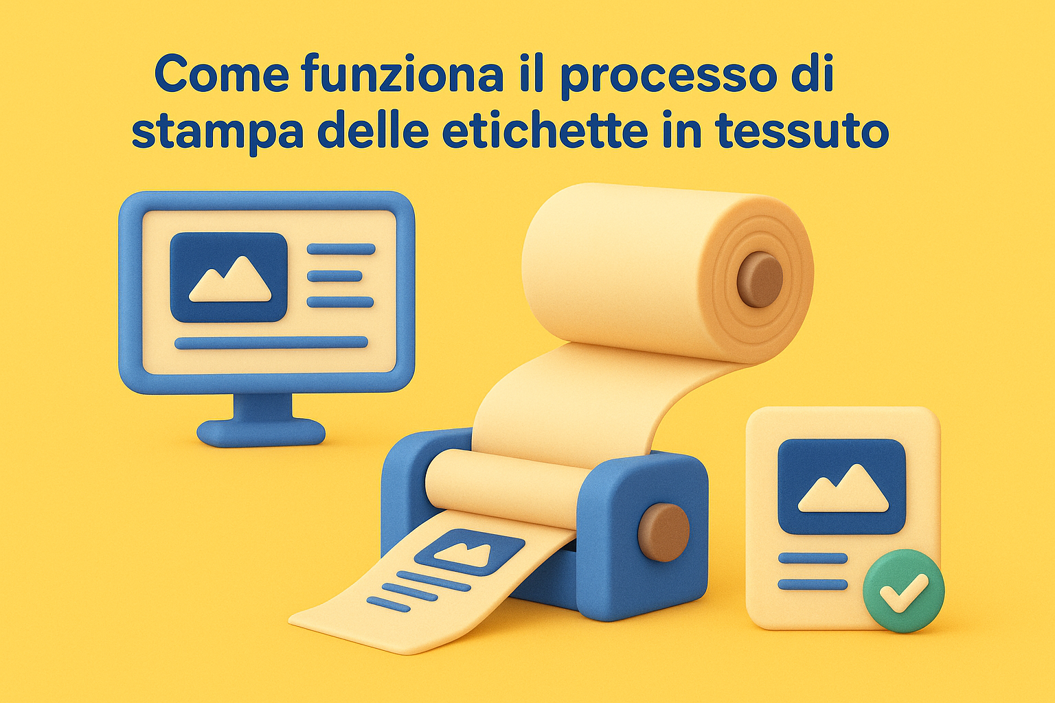 Come funziona il processo di stampa delle etichette in tessuto