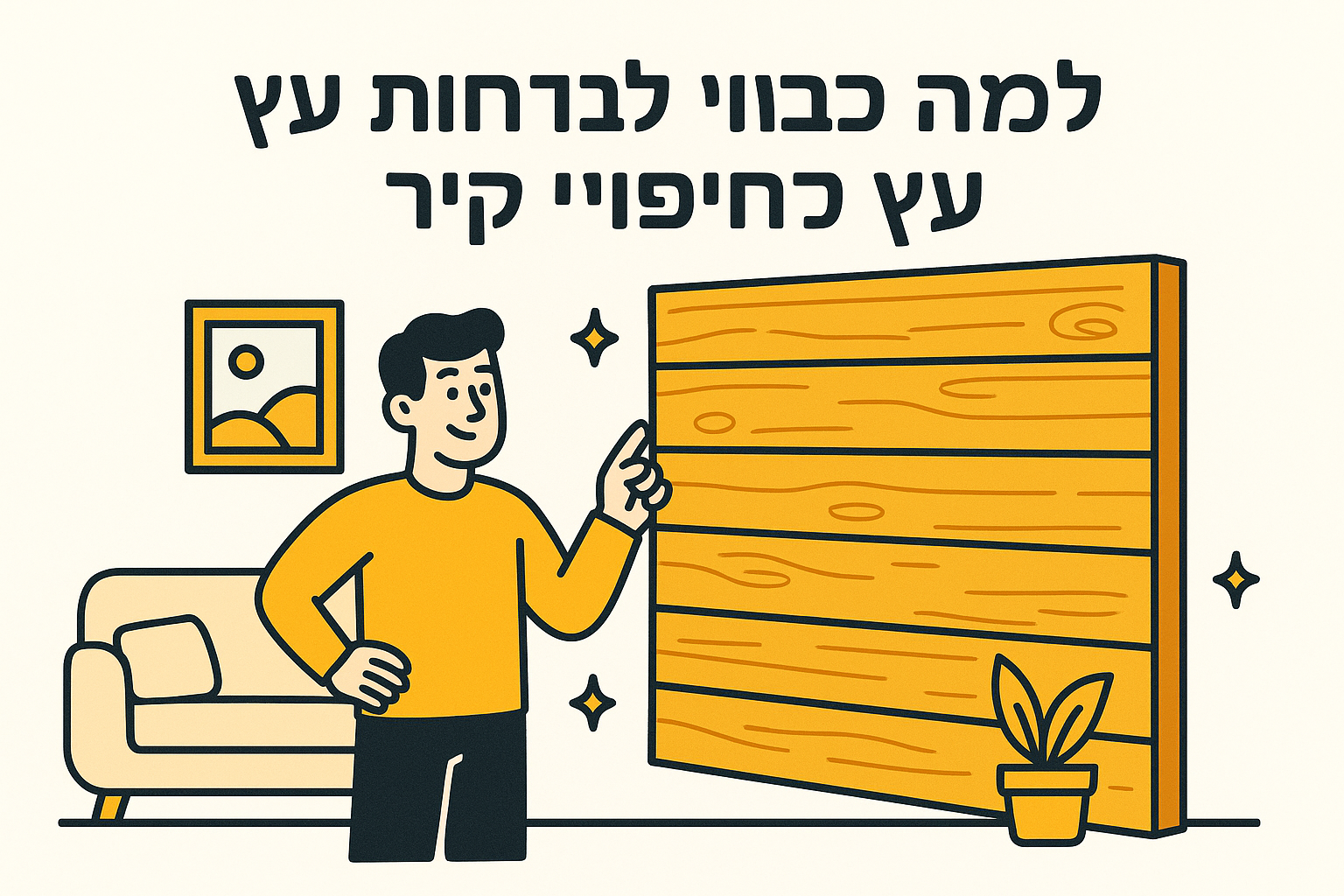 למה כדאי לבחור בלוחות עץ לחיפוי קיר