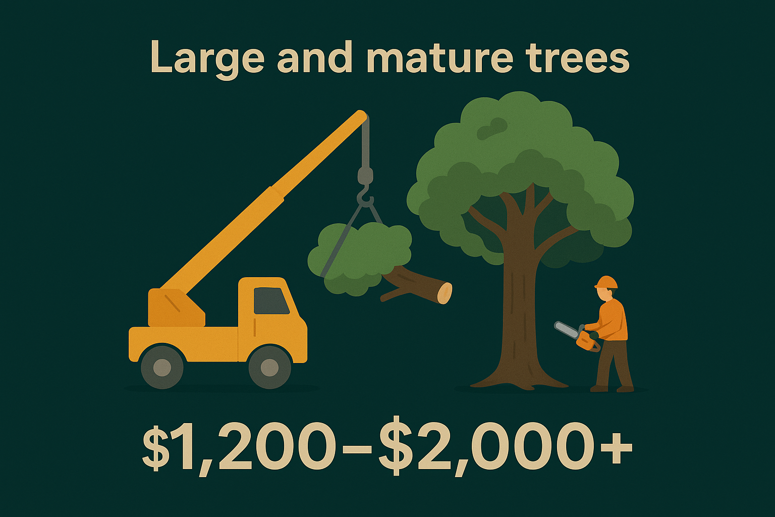 Large and mature trees