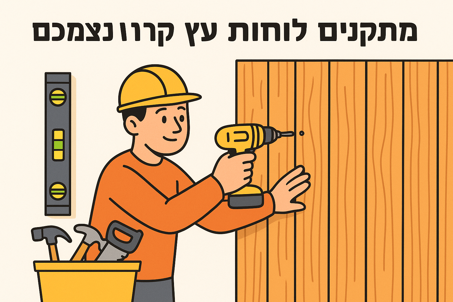 איך מתקינים לוחות עץ לחיפוי קיר בעצמכם