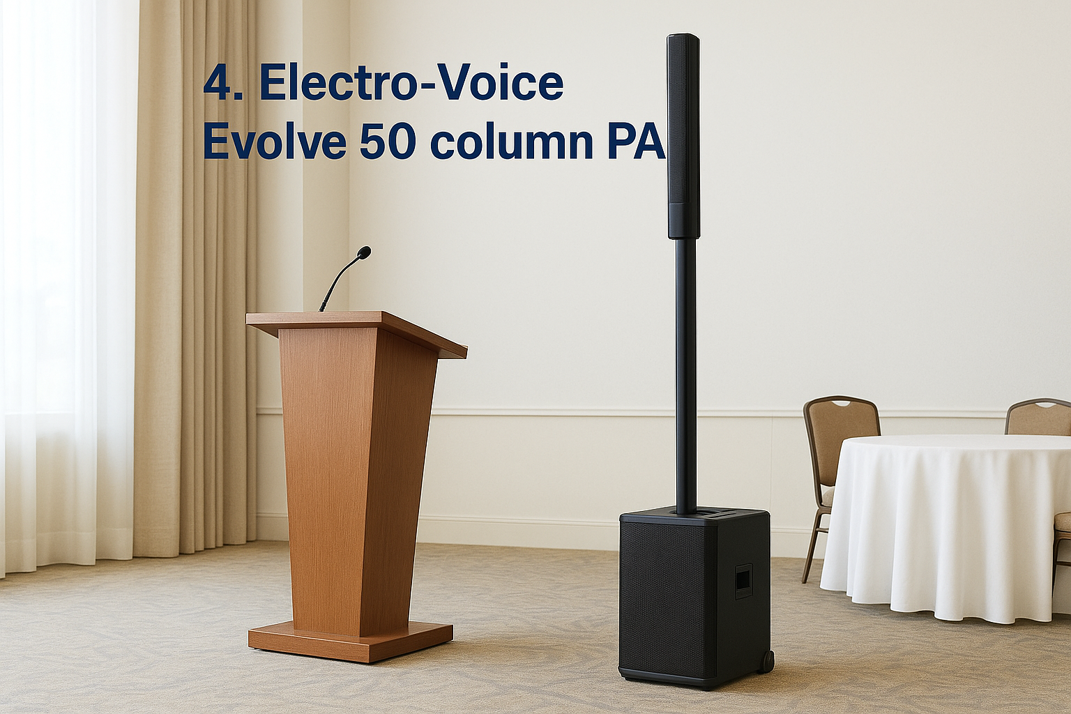 4. Electro-Voice Evolve 50 column PA
