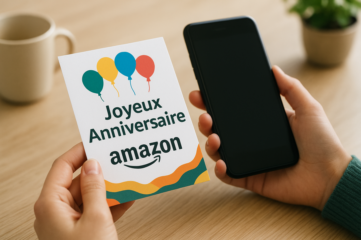 5. Carte cadeau anniversaire Amazon par email