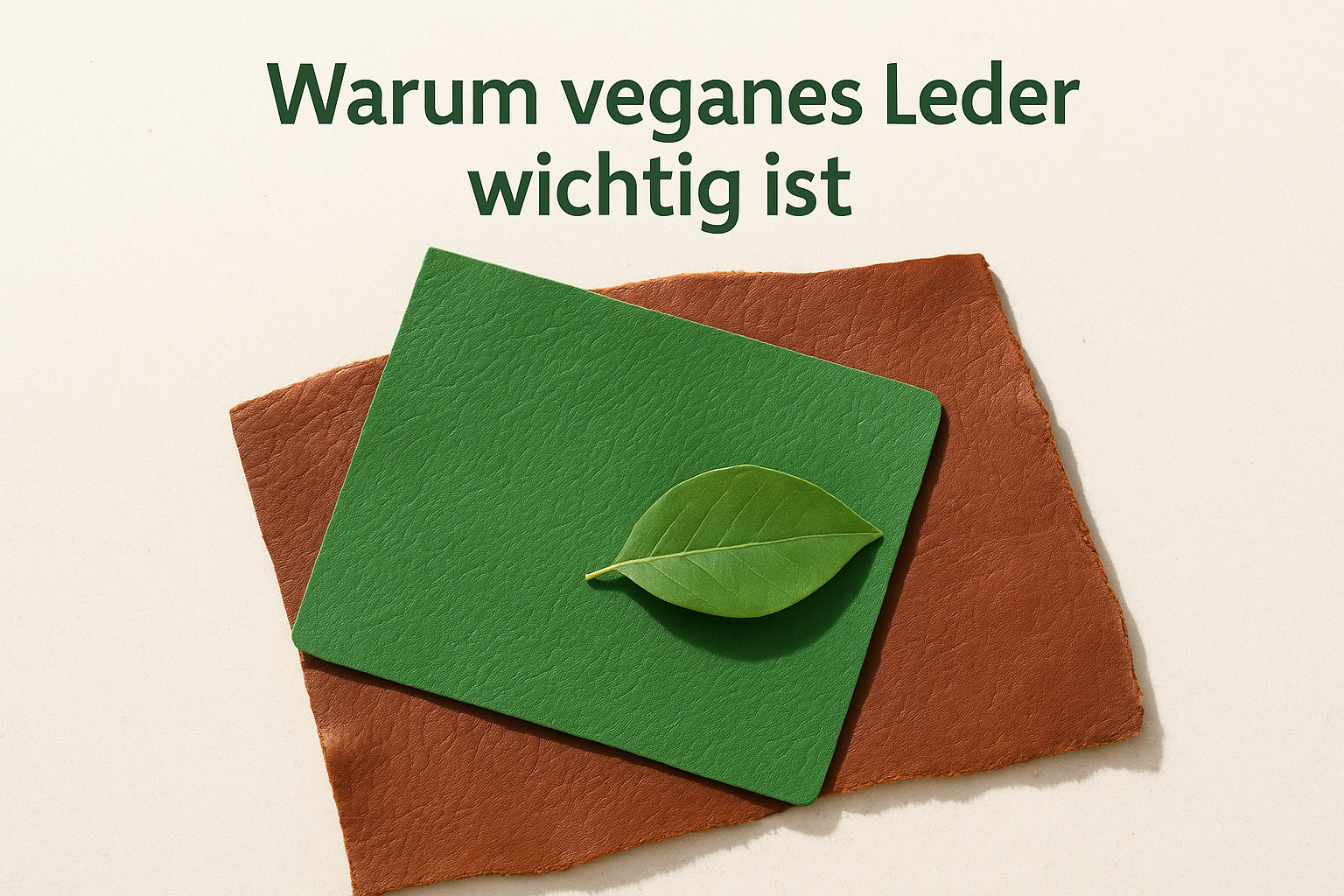Warum veganes Leder wichtig ist