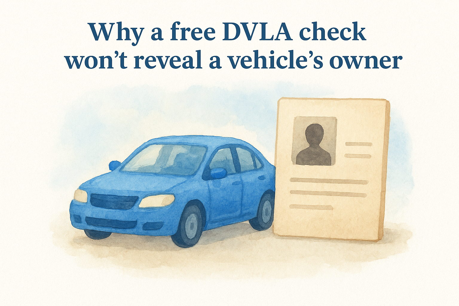 Why a free DVLA check won't reveal a vehicle's owner