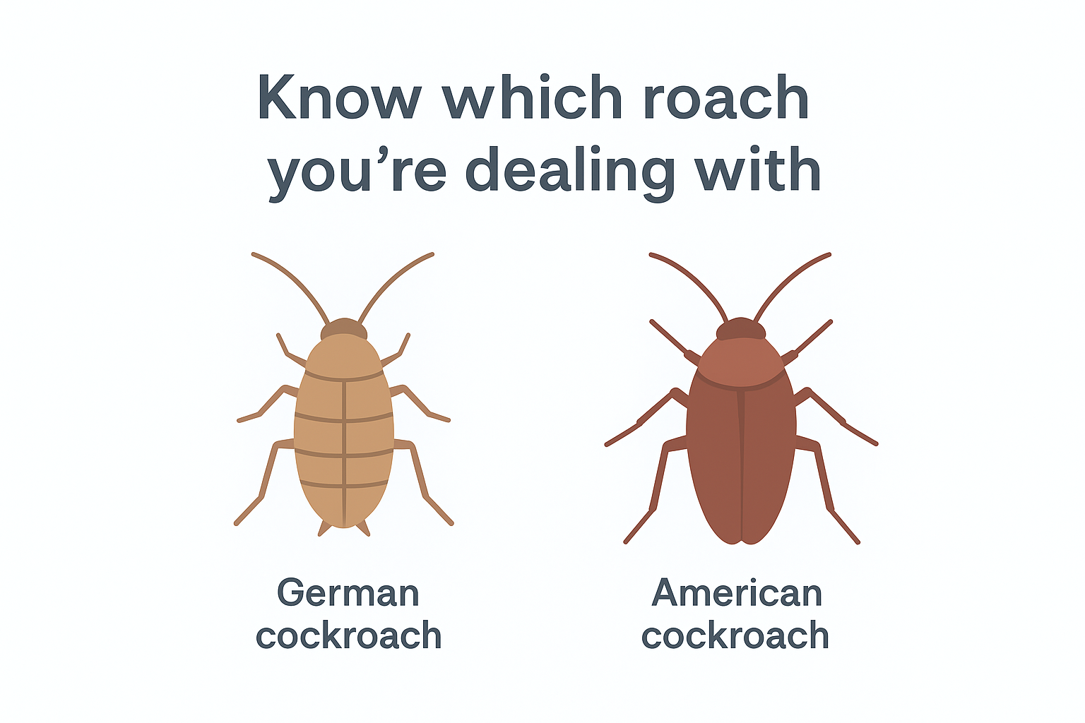 Know which roach you're dealing with