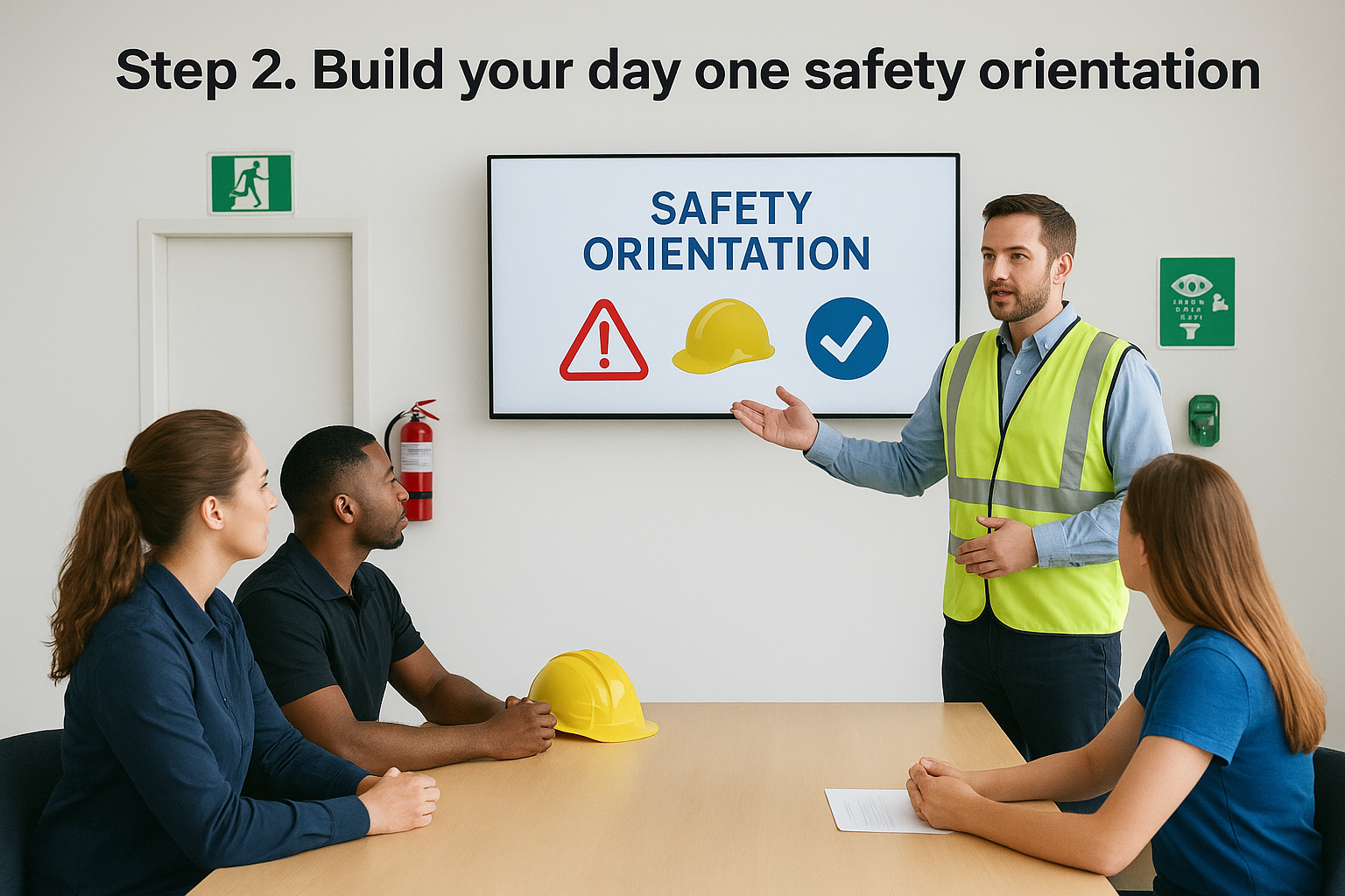 Step 2. Build your day one safety orientation
