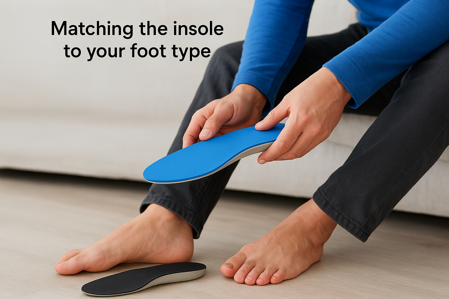 Matching the insole to your foot type