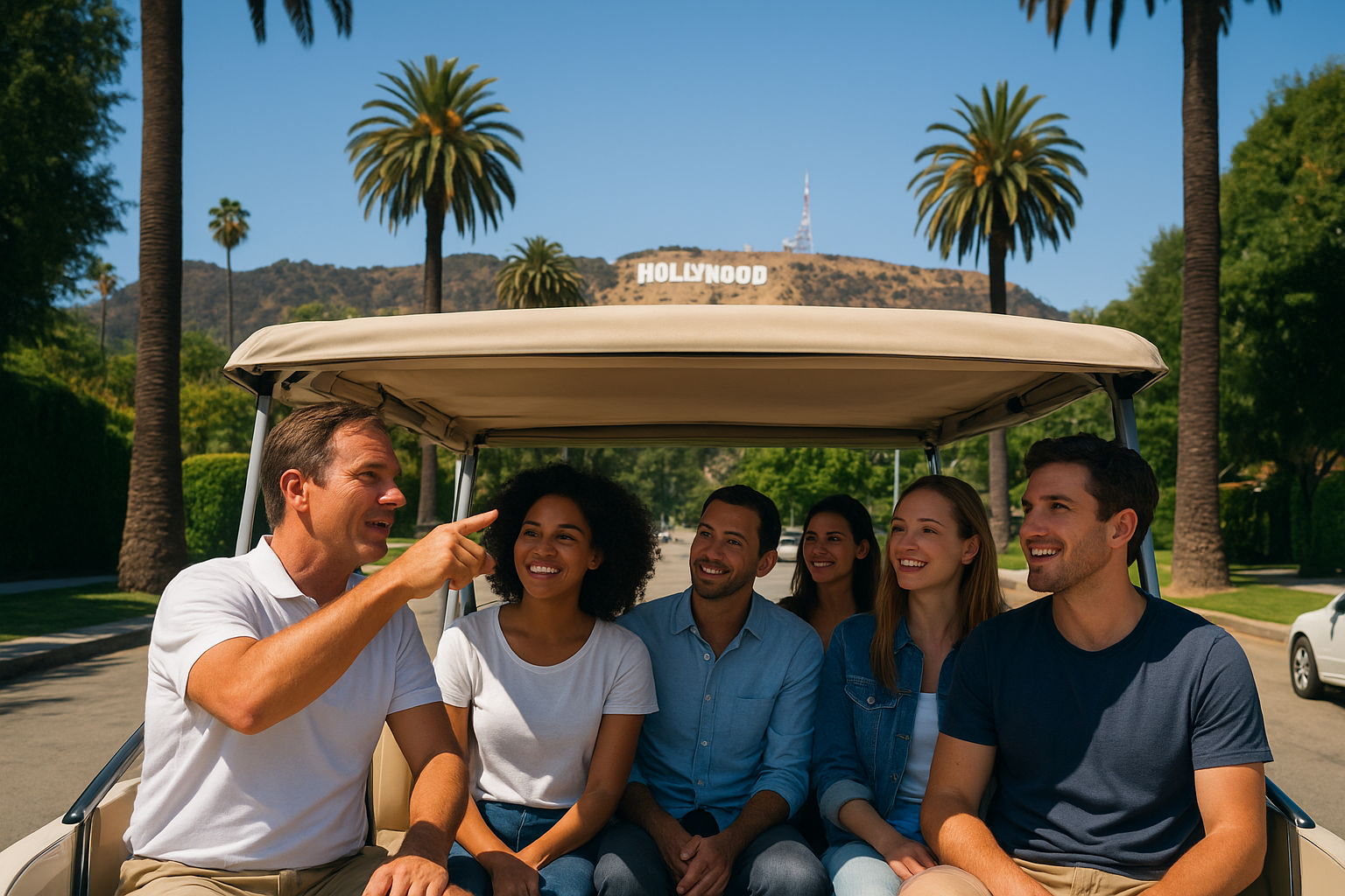 1. Take a guided tour of Hollywood and Beverly Hills