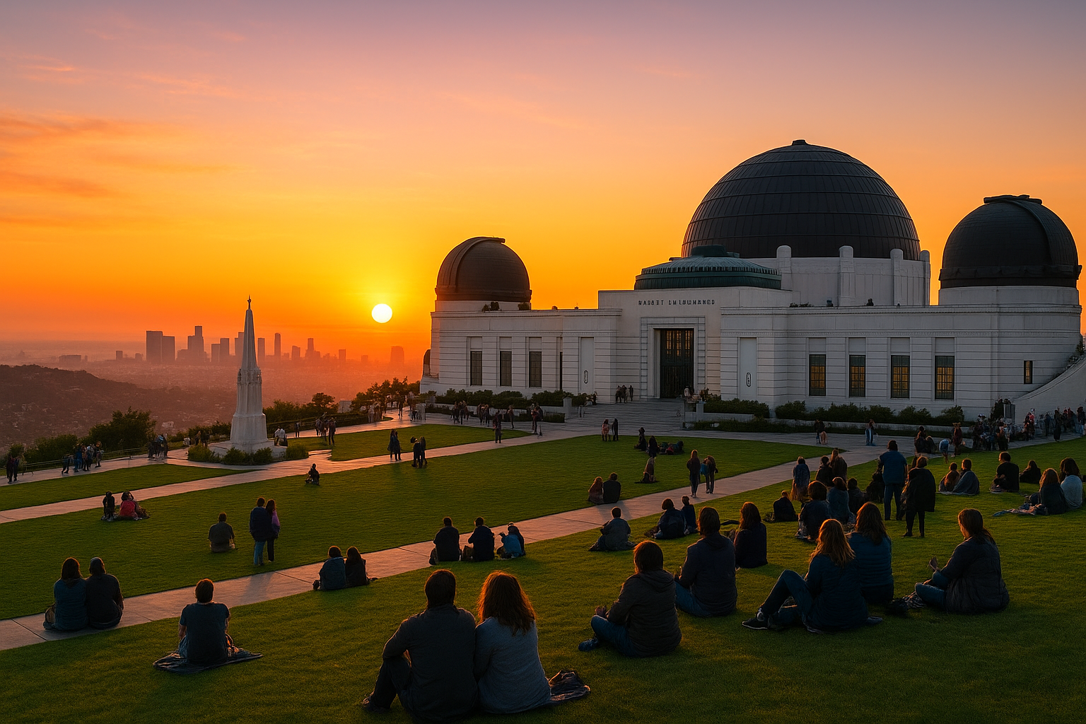 3. Watch the sunset at Griffith Observatory
