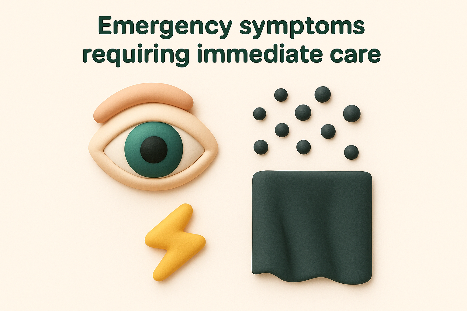 Emergency symptoms requiring immediate care