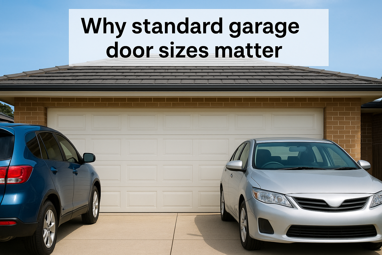 Why standard garage door sizes matter