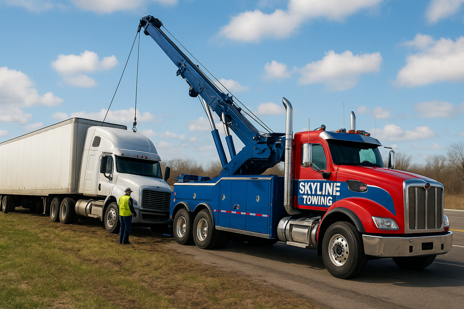 Semi Towing Service near Me: Detroit's Top Heavy-Duty Picks 1. Skyline Towing Service