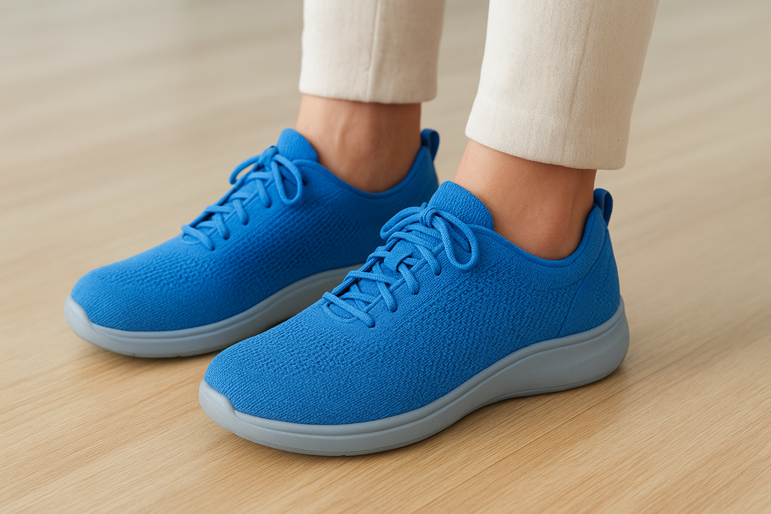 1. Orthofeet Coral stretch knit sneakers