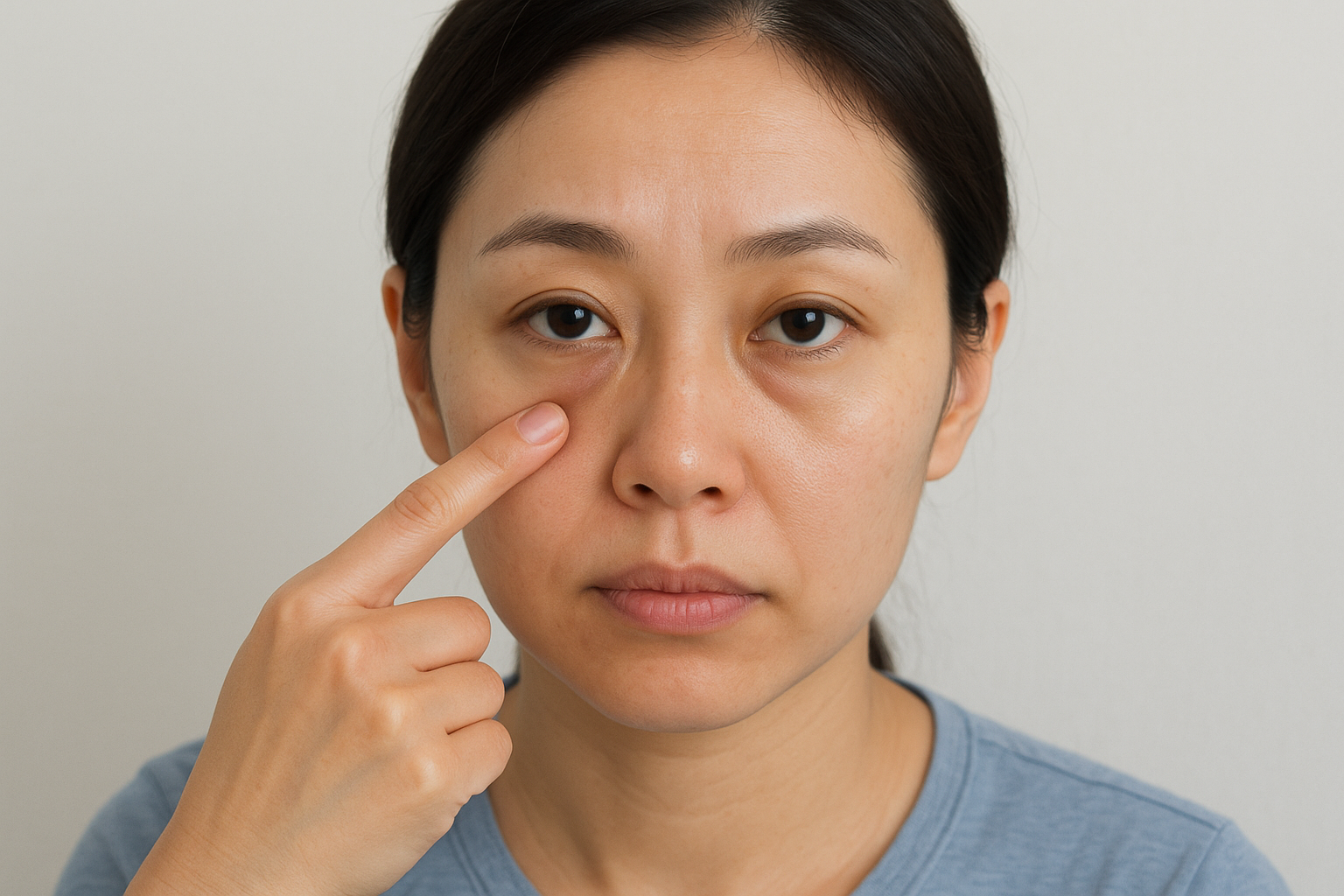先分清水腫型還是真性眼袋