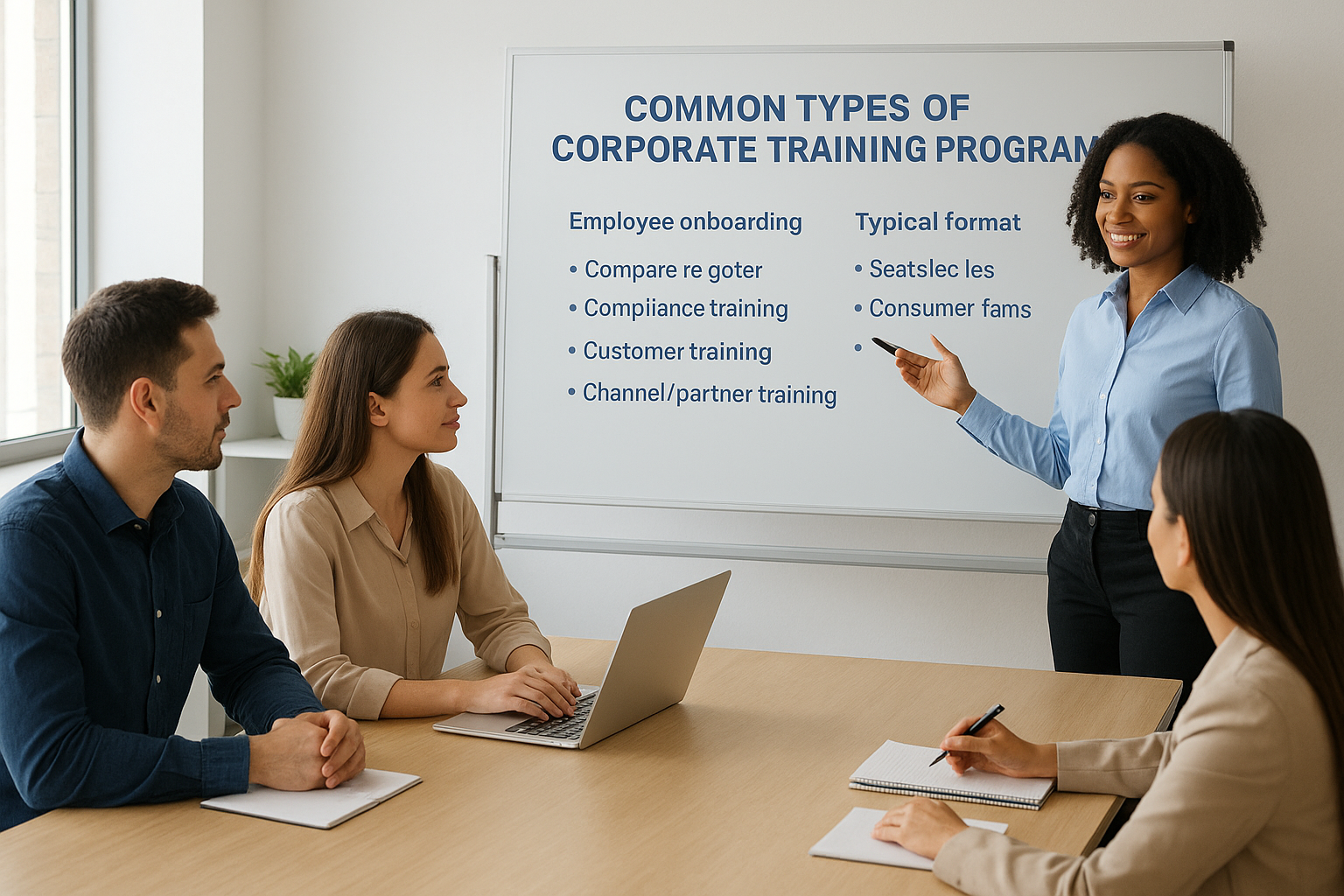 Common types of corporate training programs