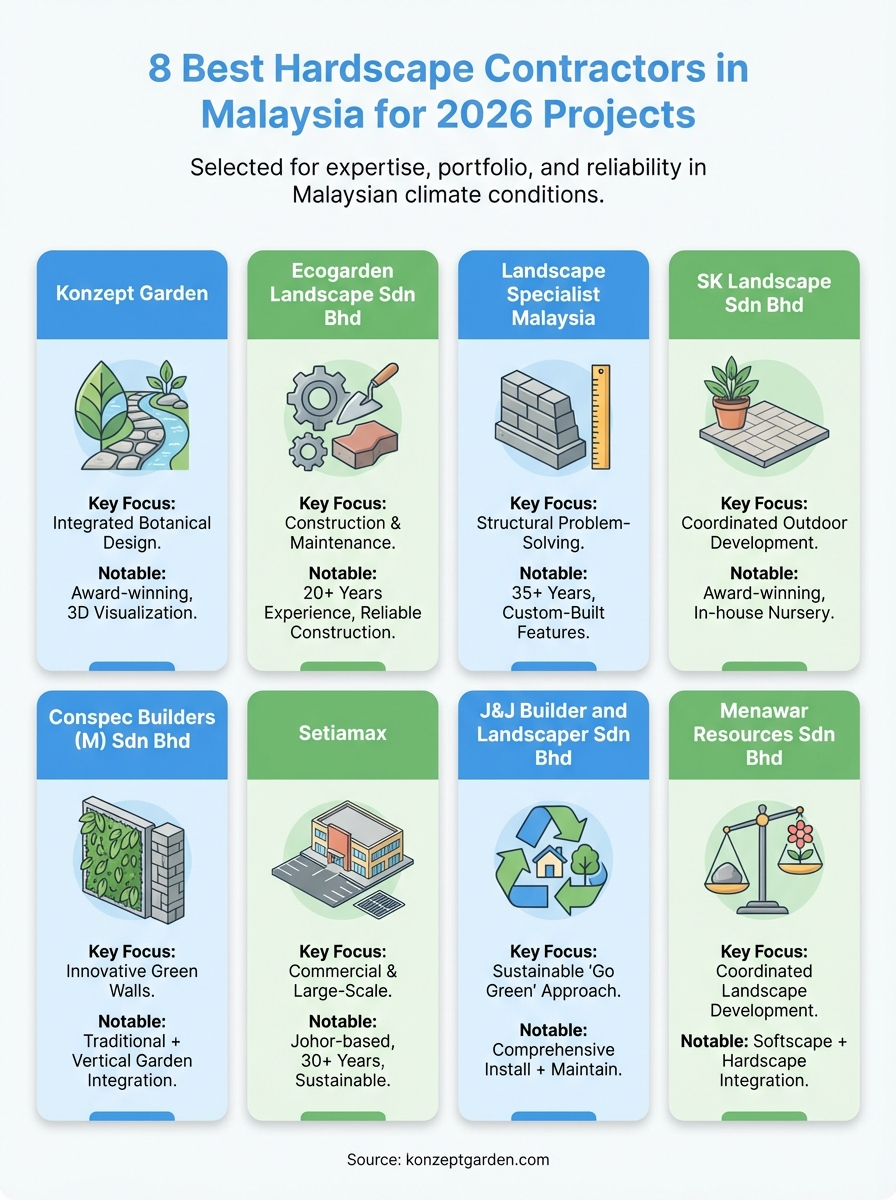 hardscape contractor malaysia infographic