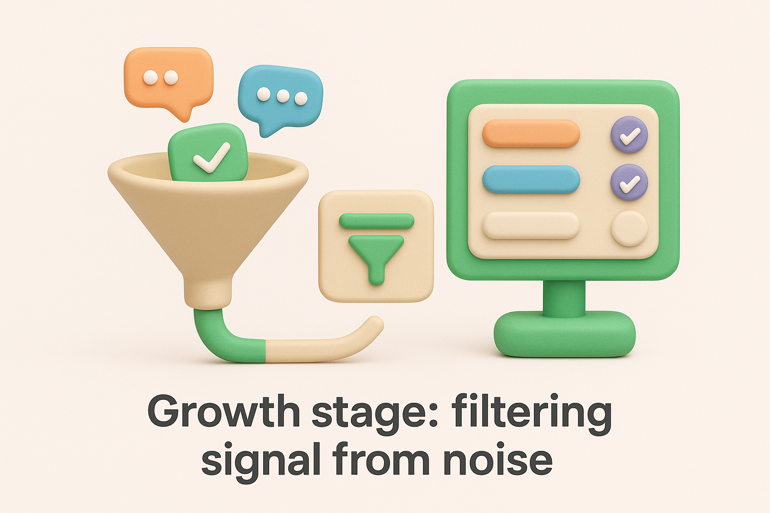 Growth stage: filtering signal from noise