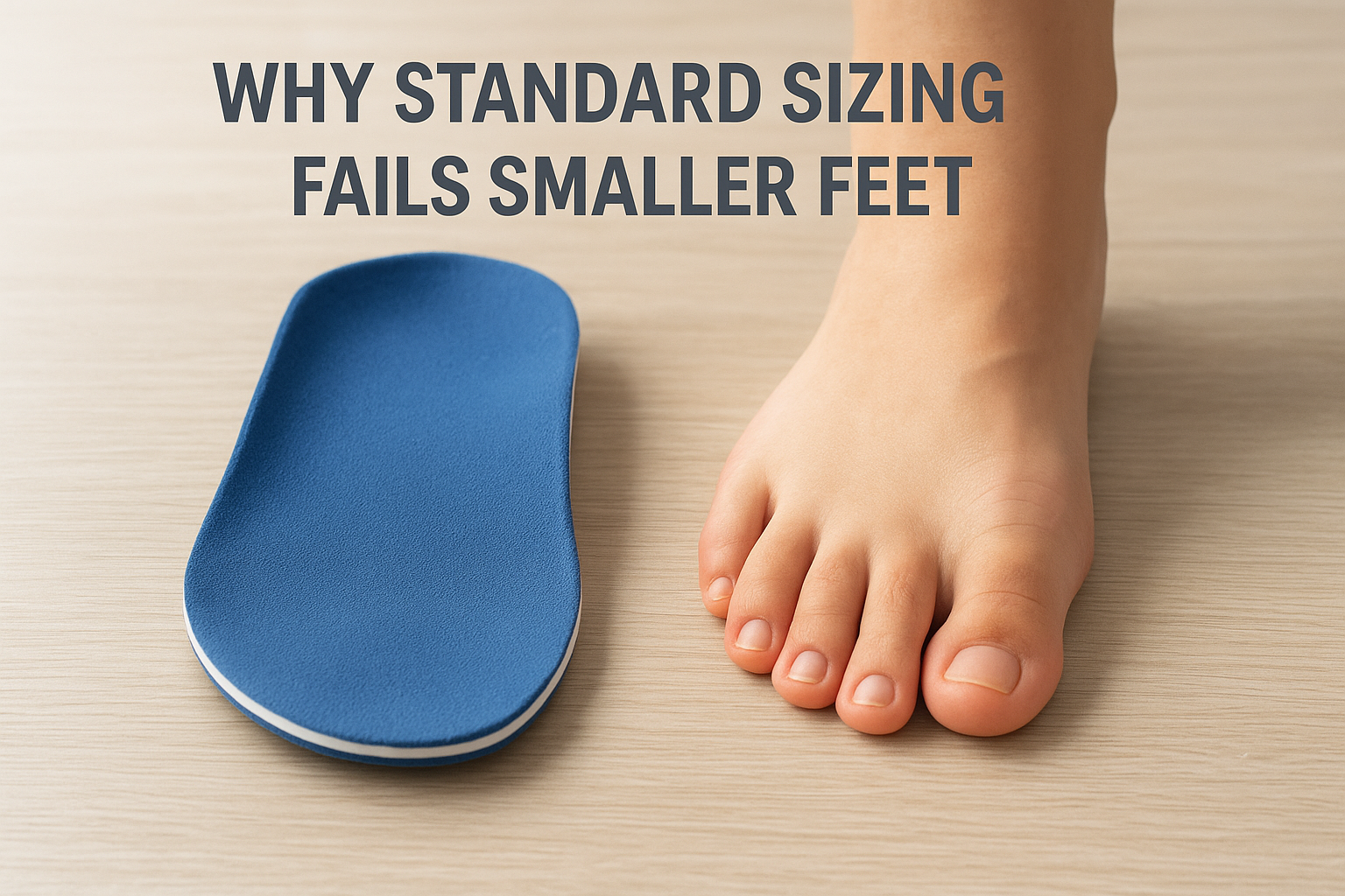 Why standard sizing fails smaller feet