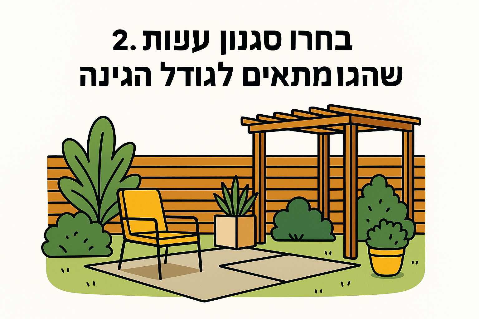 שלב 2. בחרו סגנון עיצובי שמתאים לגודל הגינה