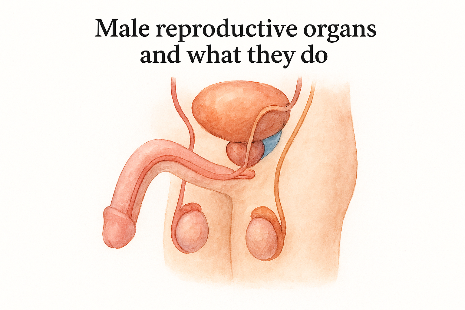 Male reproductive organs and what they do