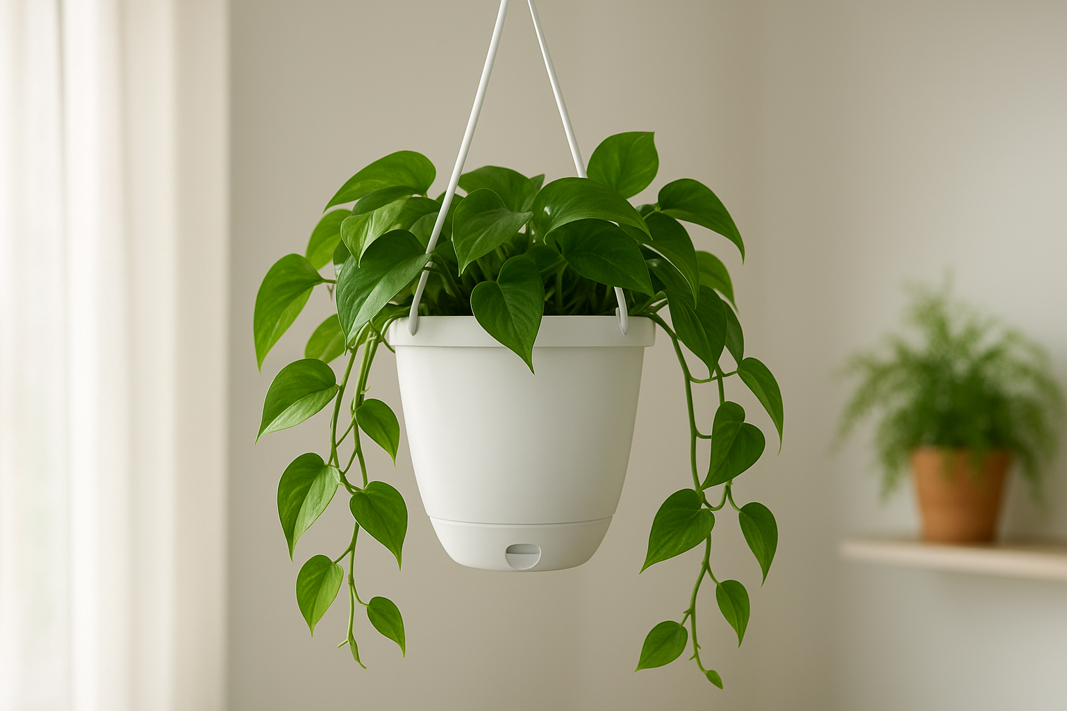 6. Self-watering hanging planters