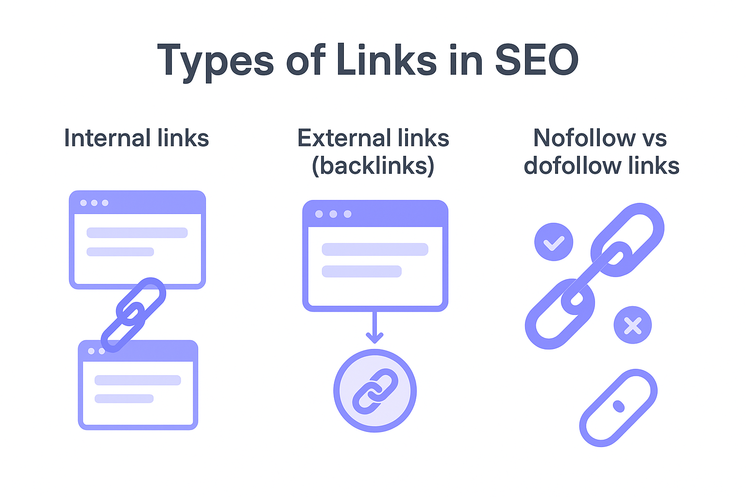 Types of links in SEO
