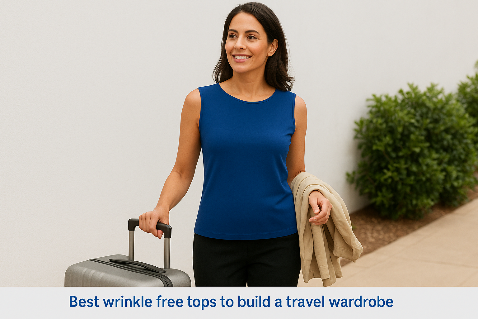 Best Anatomie wrinkle free tops to build a travel wardrobe
