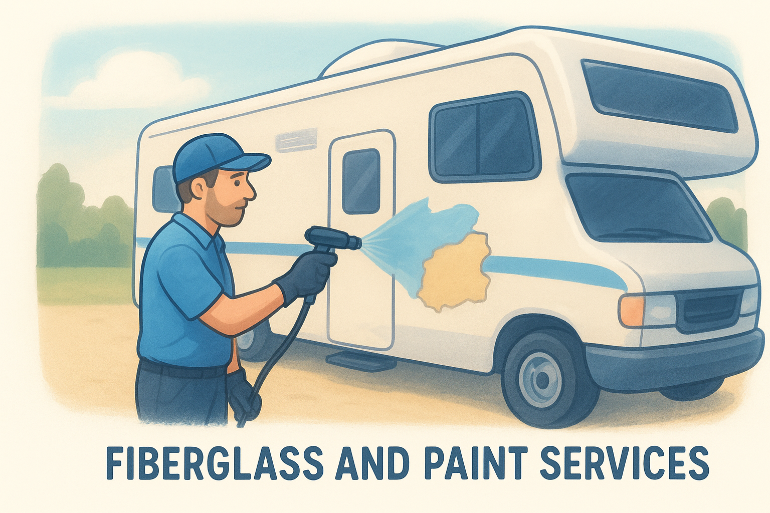 Fiberglass and paint services
