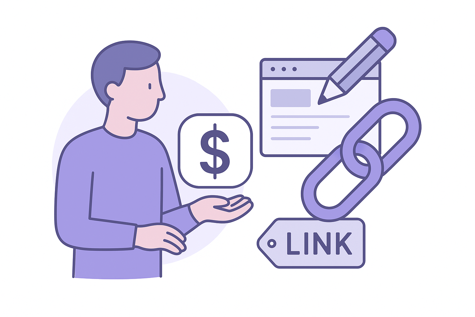 Buying links or using link schemes