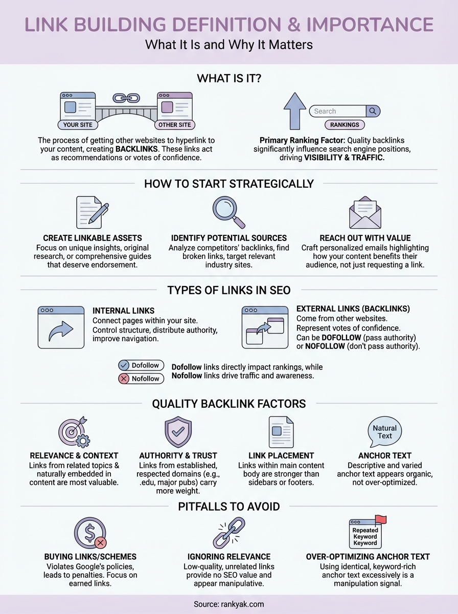 link building definition infographic