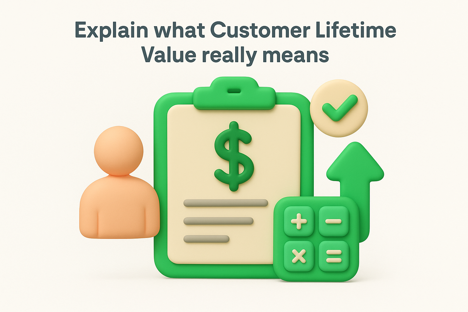Explain what customer lifetime value really means