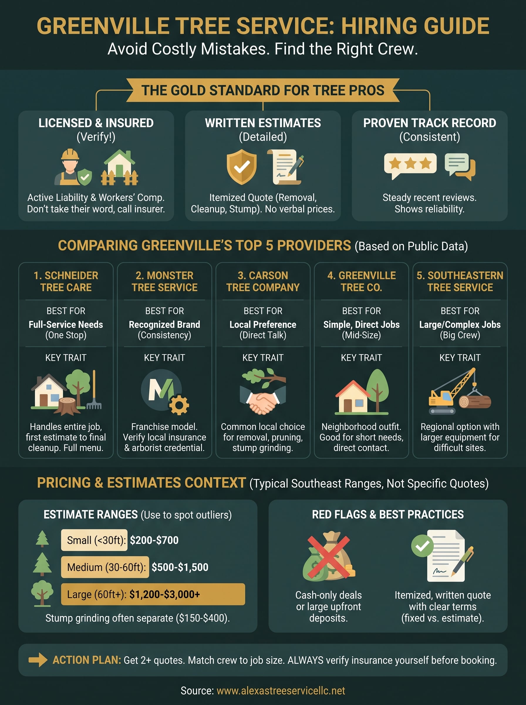 tree service tree removal infographic